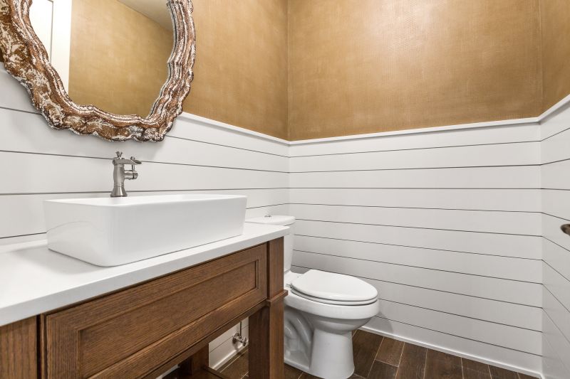Powder Room Construction