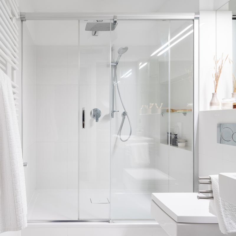 Contemporary Shower with Niche